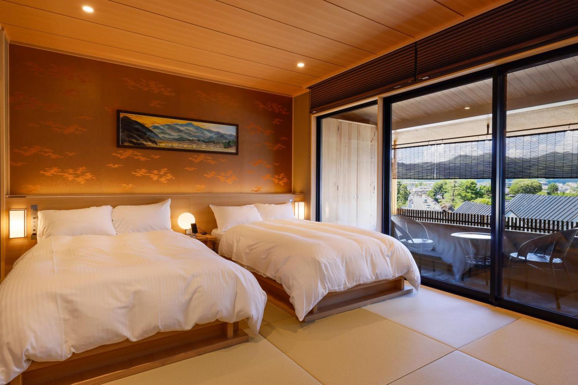 Kyoto Arashiyama Onsen Ryokan Togetsutei Exterior foto