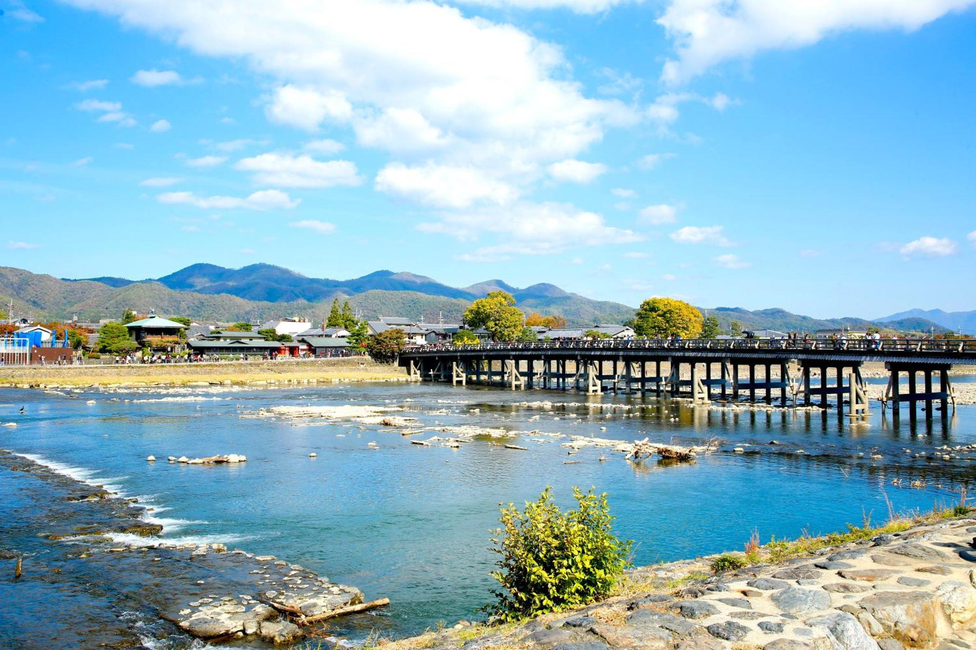 Kyoto Arashiyama Onsen Ryokan Togetsutei Exterior foto